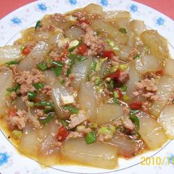 泡椒肉糜炒凉粉的做法[图]