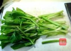 鱼肚扒菜心的做法图解2