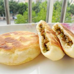 豆角肉馅发面饼的做法[图]