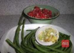 肉末豇豆面的做法图解1