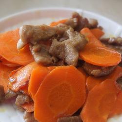 胡萝卜炒肉的做法[图]
