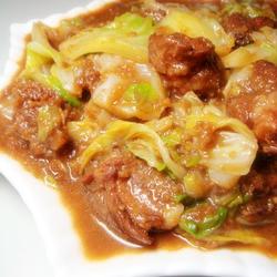 回锅排骨包菜的做法[图]
