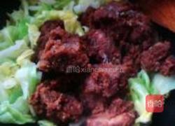 回锅排骨包菜的做法图解5