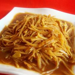 土豆丝炒肉的做法[图]