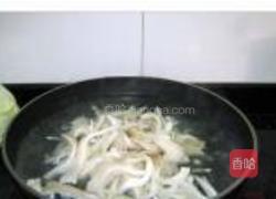 凉拌平菇的做法图解3