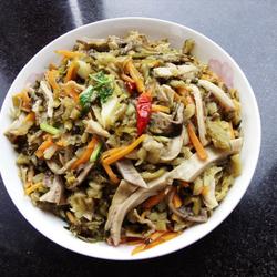 雪菜炒毛肚的做法[图]