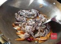 雪菜炒毛肚的做法图解10