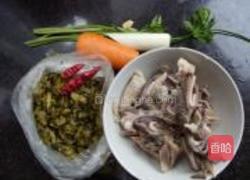 雪菜炒毛肚的做法图解6