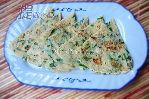 葱香金针饼