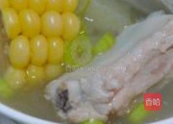 玉米萝卜炖排骨的做法图解6