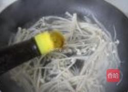 金针扒芥蓝的做法图解7