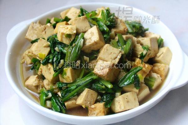 油麦菜炖豆腐