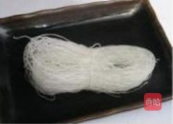 虾油炒粉丝卷心菜的做法图解3