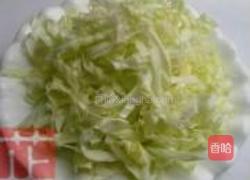 虾油炒粉丝卷心菜的做法图解5