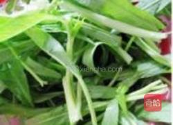 黄鳝炒空心菜的做法图解4