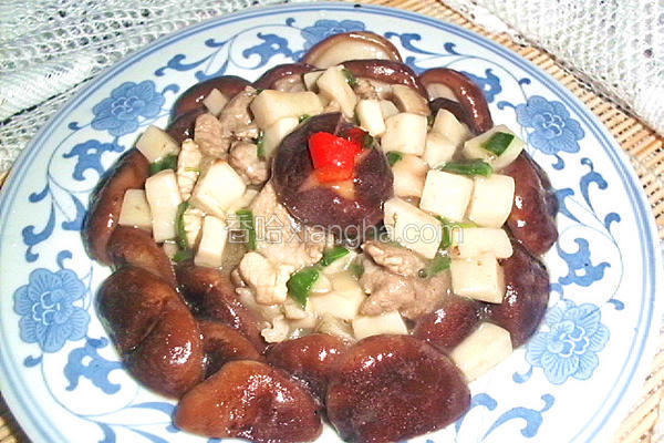 炒双菇