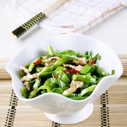 扁豆丝炒肉的做法[图]