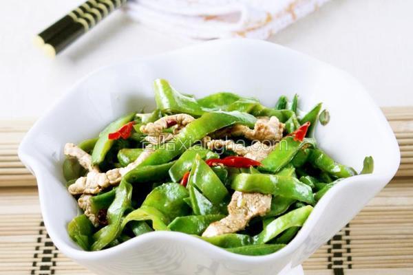 扁豆丝炒肉