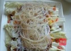 蒜香粉丝蒸白菜的做法图解11