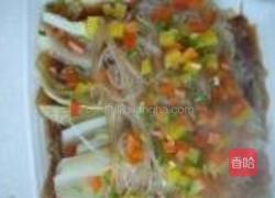 蒜香粉丝蒸白菜的做法图解14