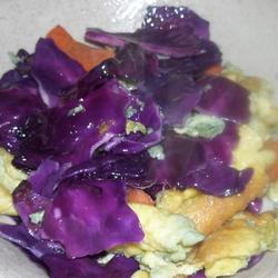 鸡蛋炒紫甘蓝的做法[图]