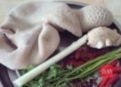 爆炒羊肚的做法图解1