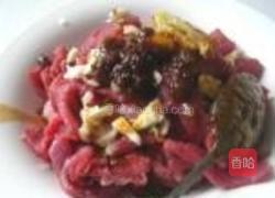 尖椒沙茶牛肉的做法图解6