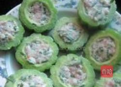 苦瓜酿肉的做法图解5