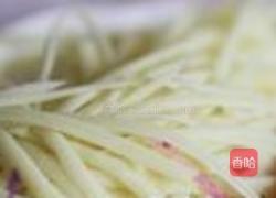 三丝炒粉利的做法图解1