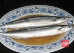 黑胡椒烤秋刀鱼的做法图解2