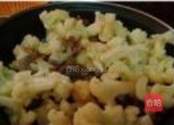 菜花炒鸡胗的做法图解7