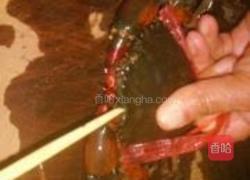 香烤红膏蟹的做法图解2