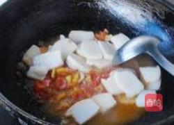 番茄烧年糕的做法图解7