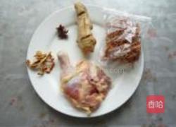 虫草花炖鸡腿的做法图解1