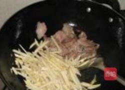 雪菜肉丝炒春笋的做法图解3