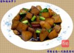 蒜苗红烧白萝卜的做法图解15