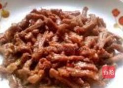 肉丝扒茄子的做法图解4