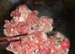 香菜爆炒羊肉的做法图解5