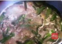 羊肉金针菇荞麦面的做法图解4