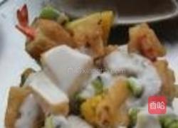 菠萝油条虾的做法图解12