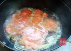 番茄香菇牛肉面的做法图解4