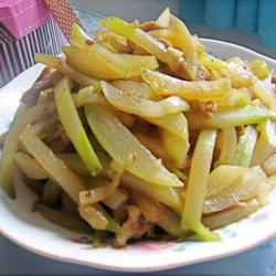 葫芦炒肉丝的做法[图]