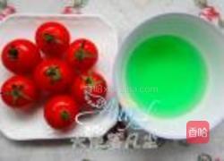 苹果鱼子番茄盅的做法图解1