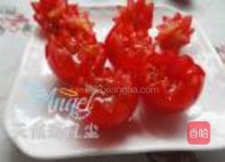 苹果鱼子番茄盅的做法图解2