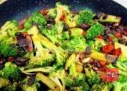 鲮鱼炒西兰花的做法图解7