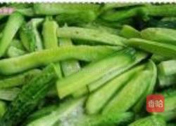 芝麻黄瓜条的做法图解3