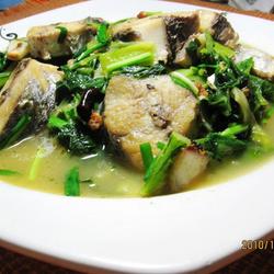 小白菜炖鲅鱼的做法[图]