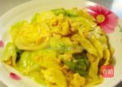 蛋香手撕包菜的做法图解10