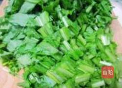 雪菜肉丁面的做法图解2