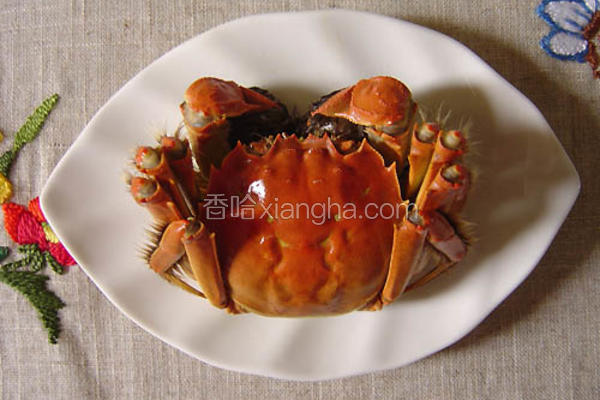 清蒸大闸蟹